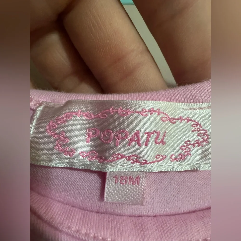 Girls First Birthday Ballerina Tutu Bodysuit Pink Size 18 Months